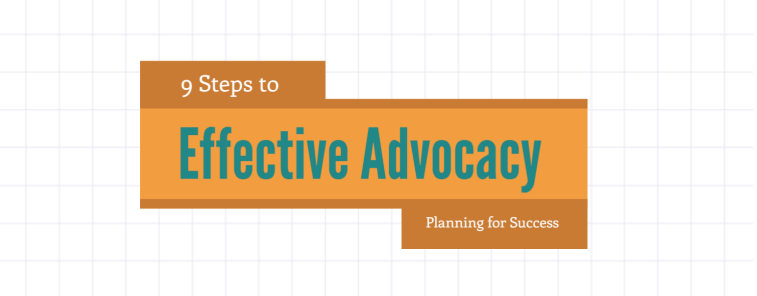 Advocacy Planning infographic logo